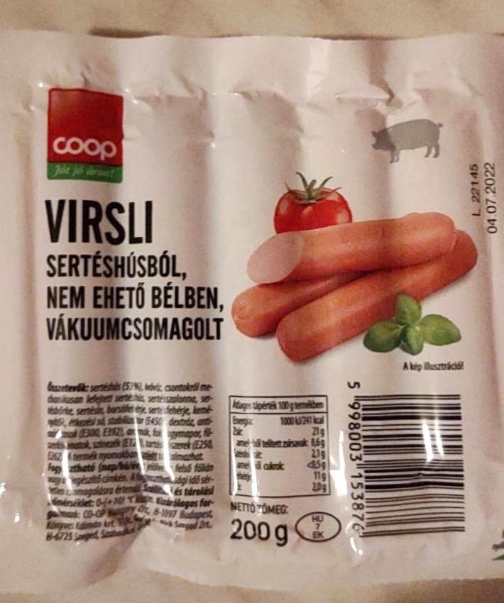 Képek - Virsli sertés Coop