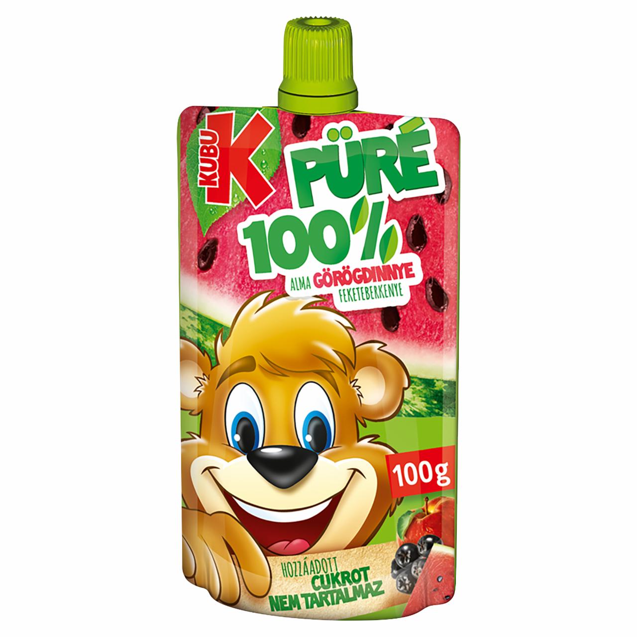 Képek - Kubu 100% alma-görögdinnye-feketeberkenye püré 100 g