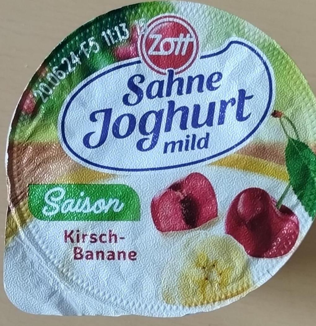 Képek - Sahne joghurt mild Kirsch-banane Zott