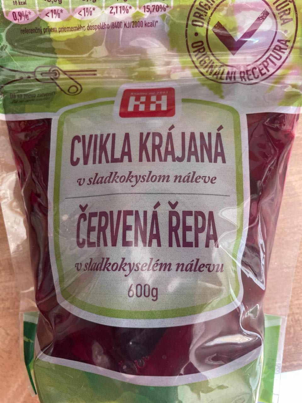 Képek - Červená řepa ve sladkokyselém nálevu H+H