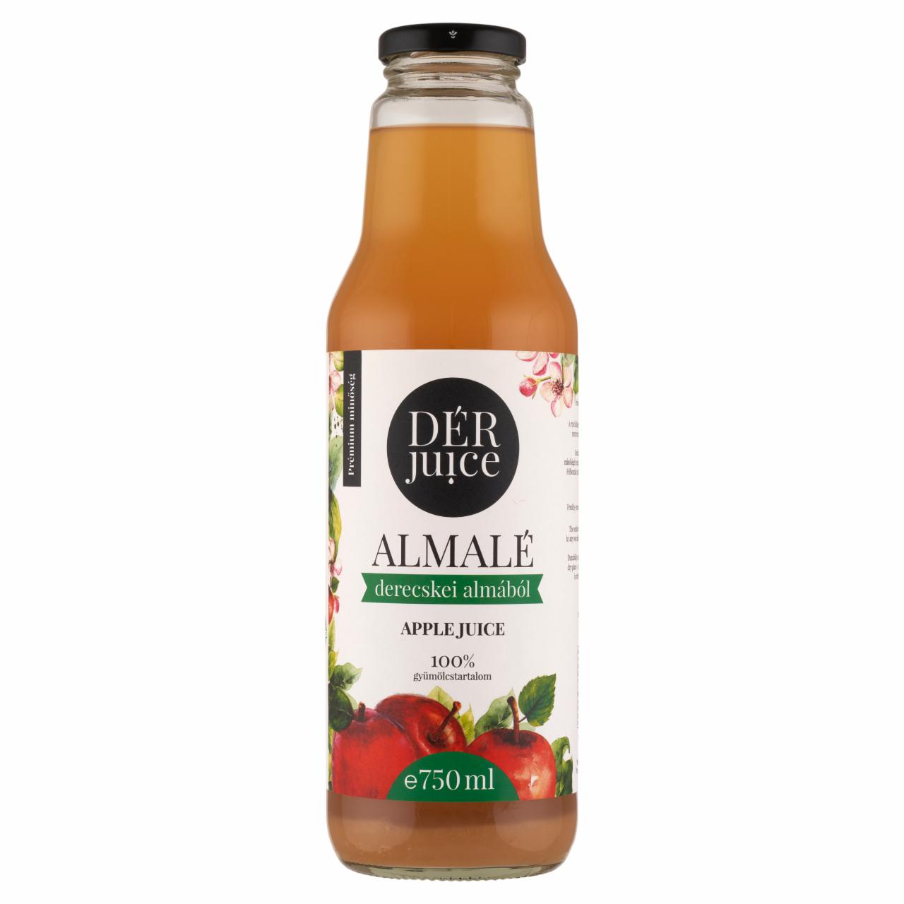 Képek - DÉR Juice 100% almalé derecskei almából 750 ml