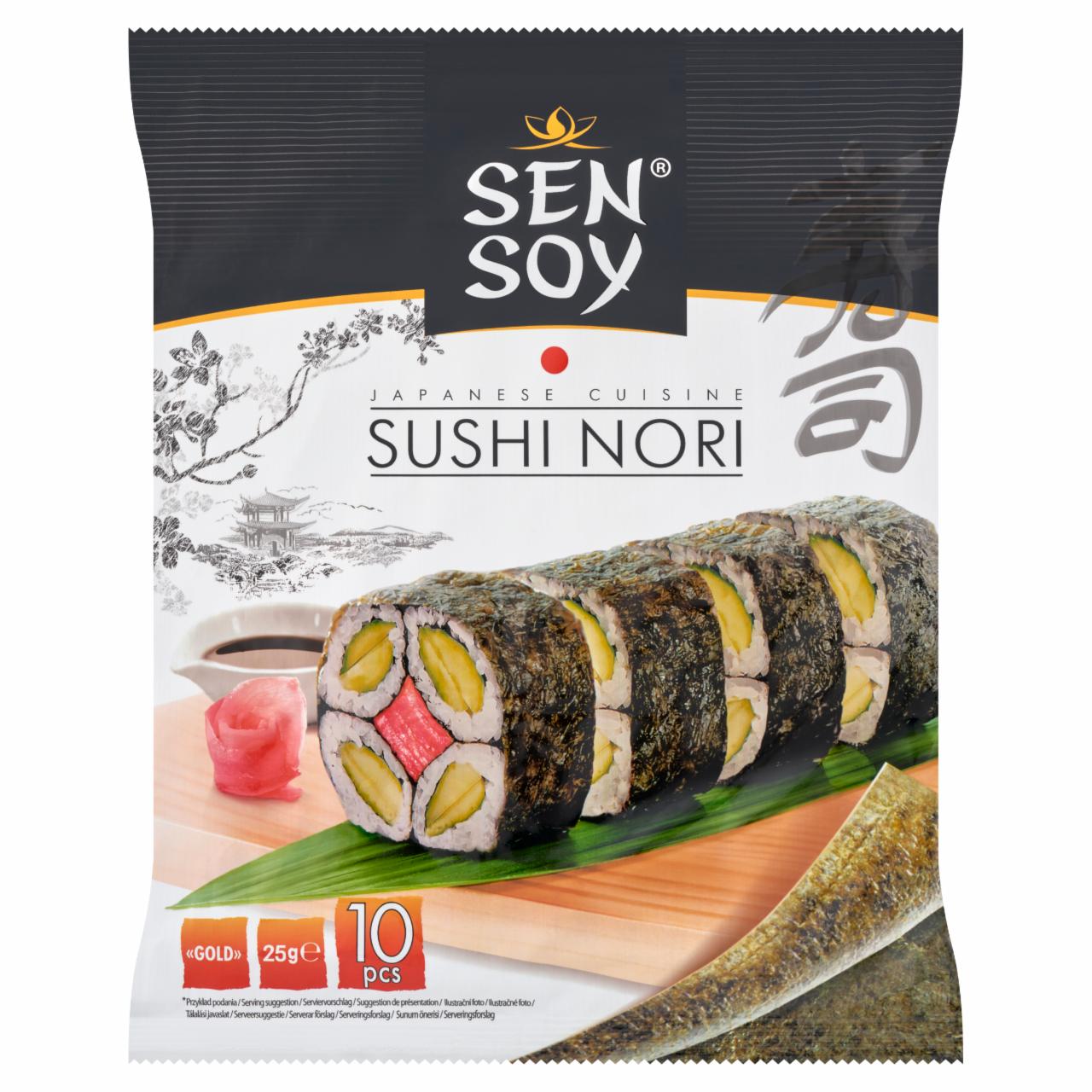 Képek - Sen Soy Sushi Nori tengeri algalapok 10 db 25 g