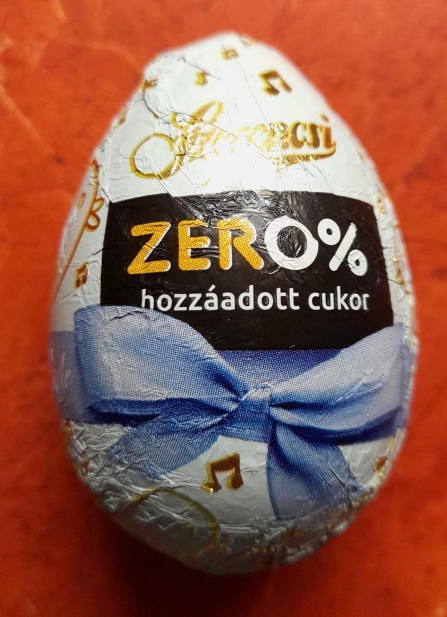 Képek - ZERO % Tojás figura Tejcsokoládé édesítőszerrel Szerencsi