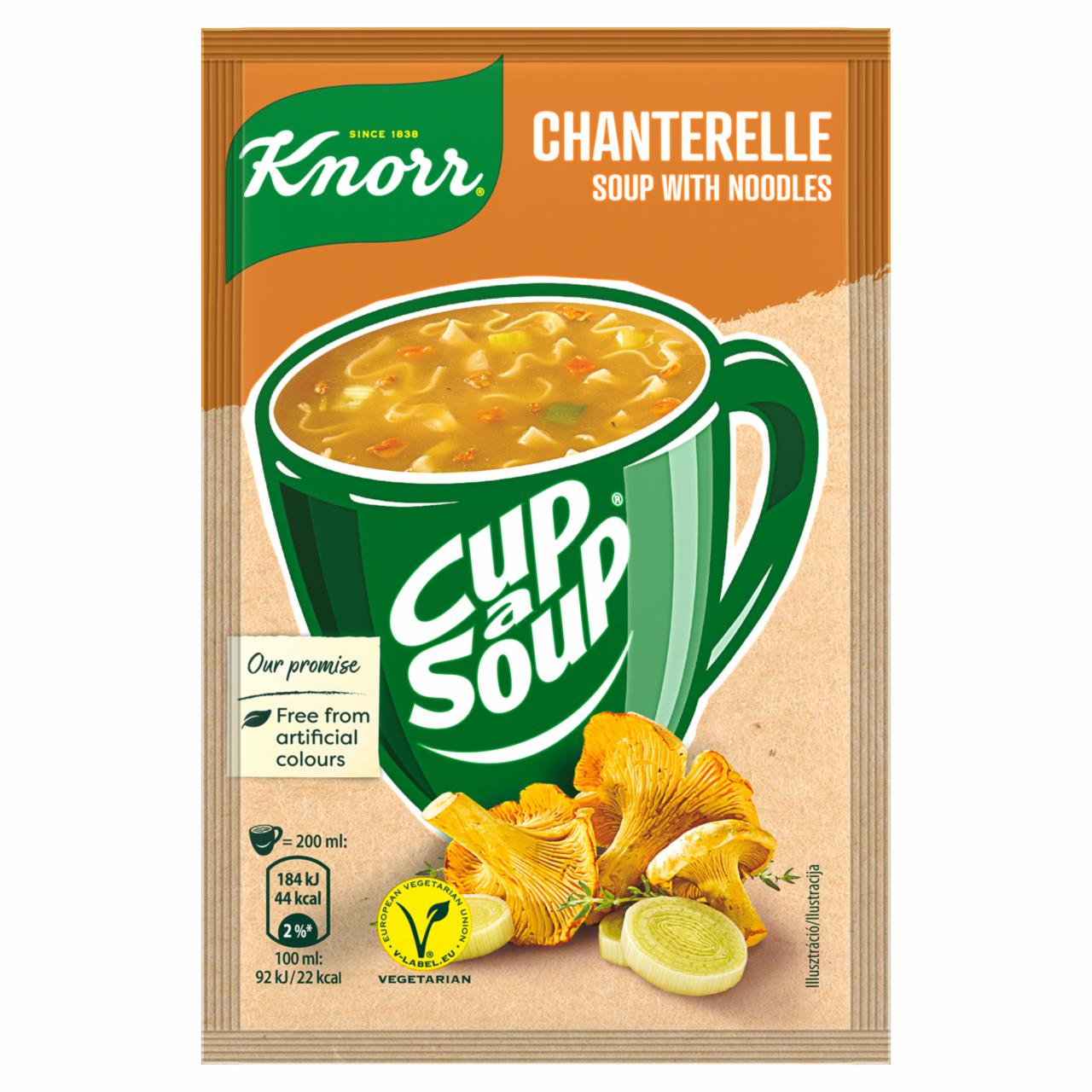 Képek - Knorr Cup a Soup instant rókagombakrémleves tésztával 13 g