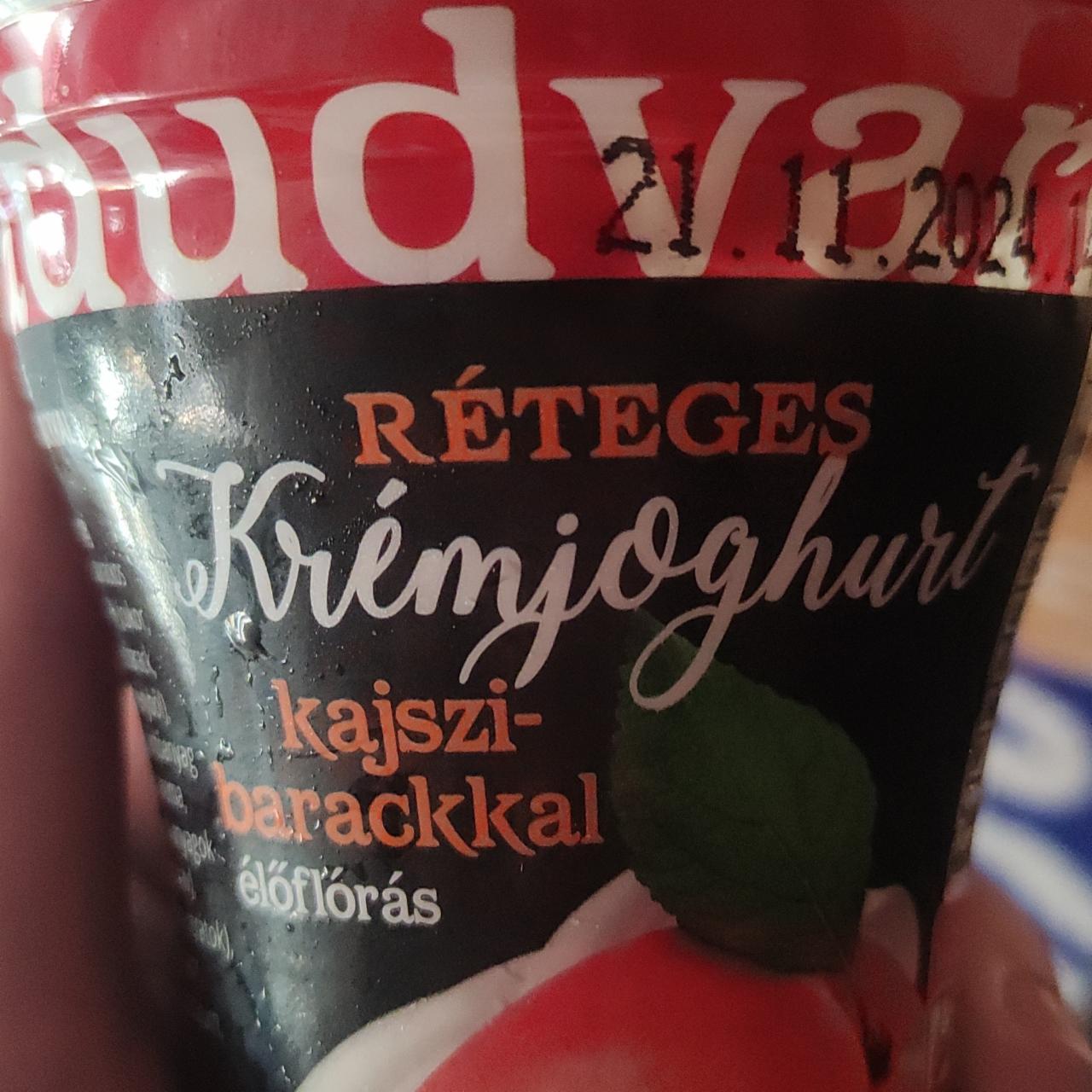 Képek - Réteges krémjoghurt kajszibarackkal élőflórás Nádudvari