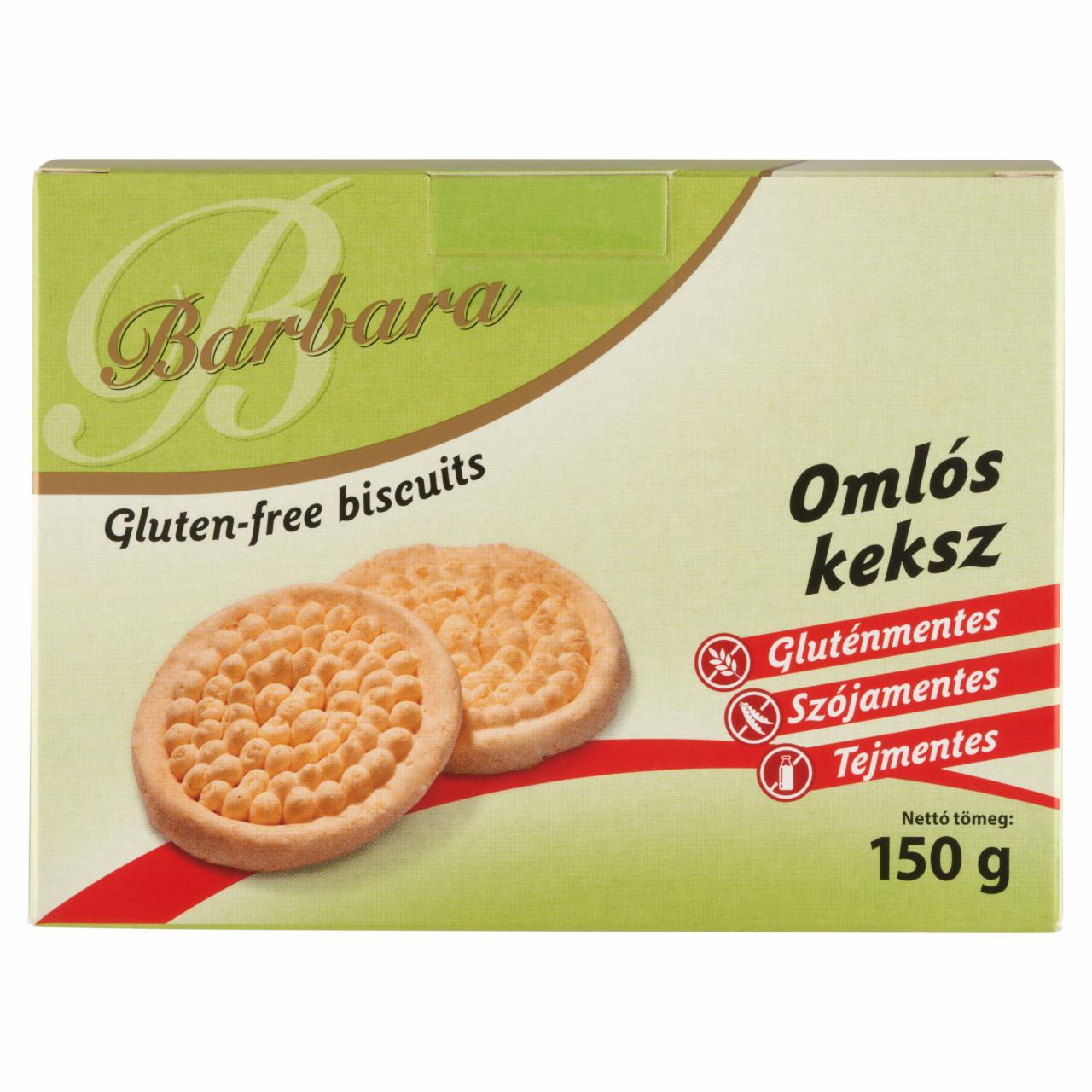 Képek - Barbara gluténmentes omlós keksz 150 g