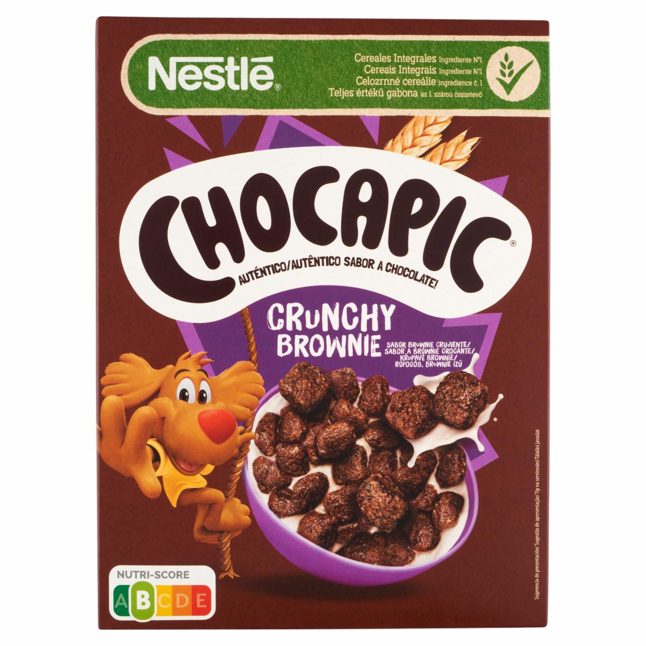 Képek - Nestlé Chocapic brownie ízű ropogós gabonapehely vitaminokkal és ásványi anyagokkal 300 g