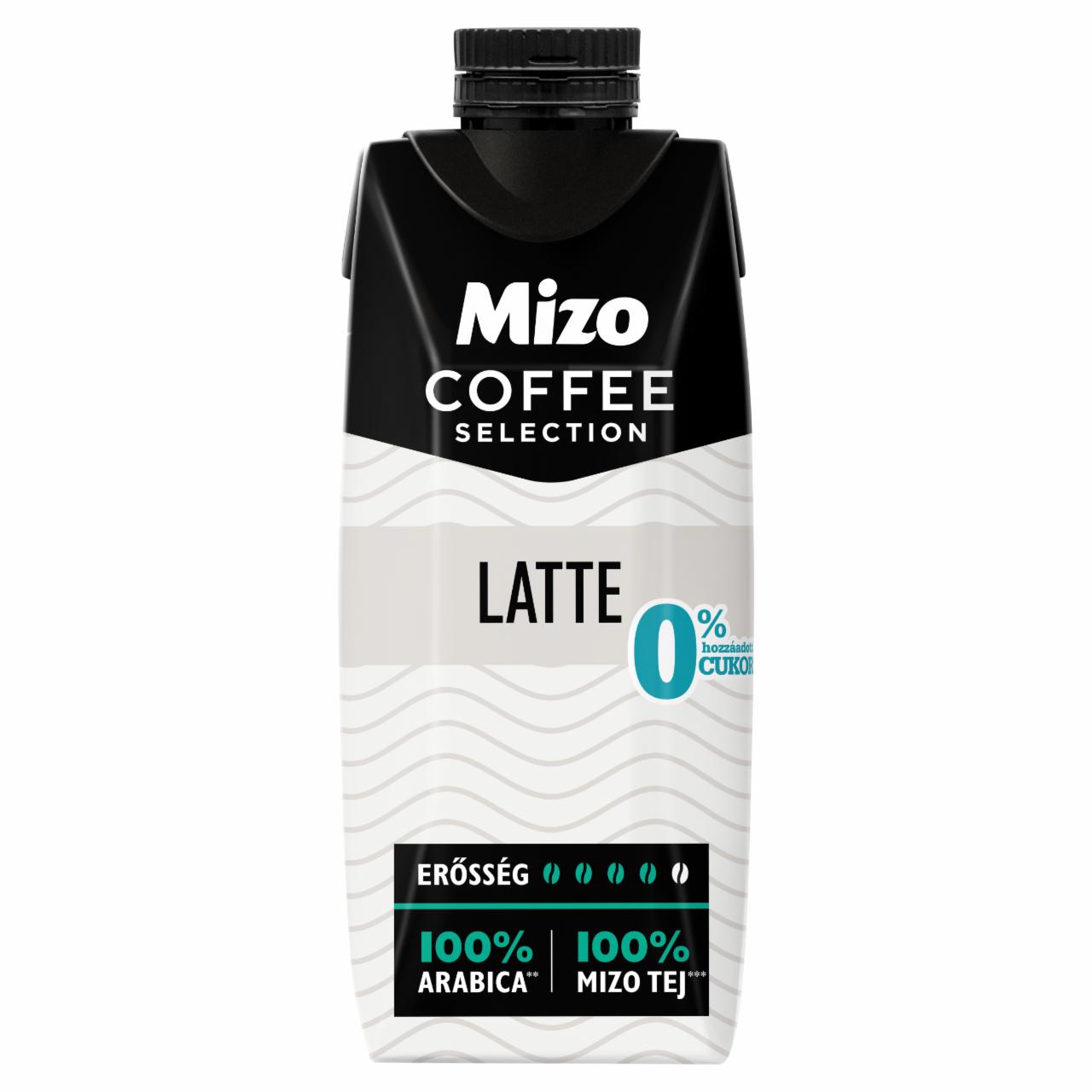 Képek - Mizo Coffee Selection Latte UHT zsírszegény kávés tej édesítőszerekkel 250 ml