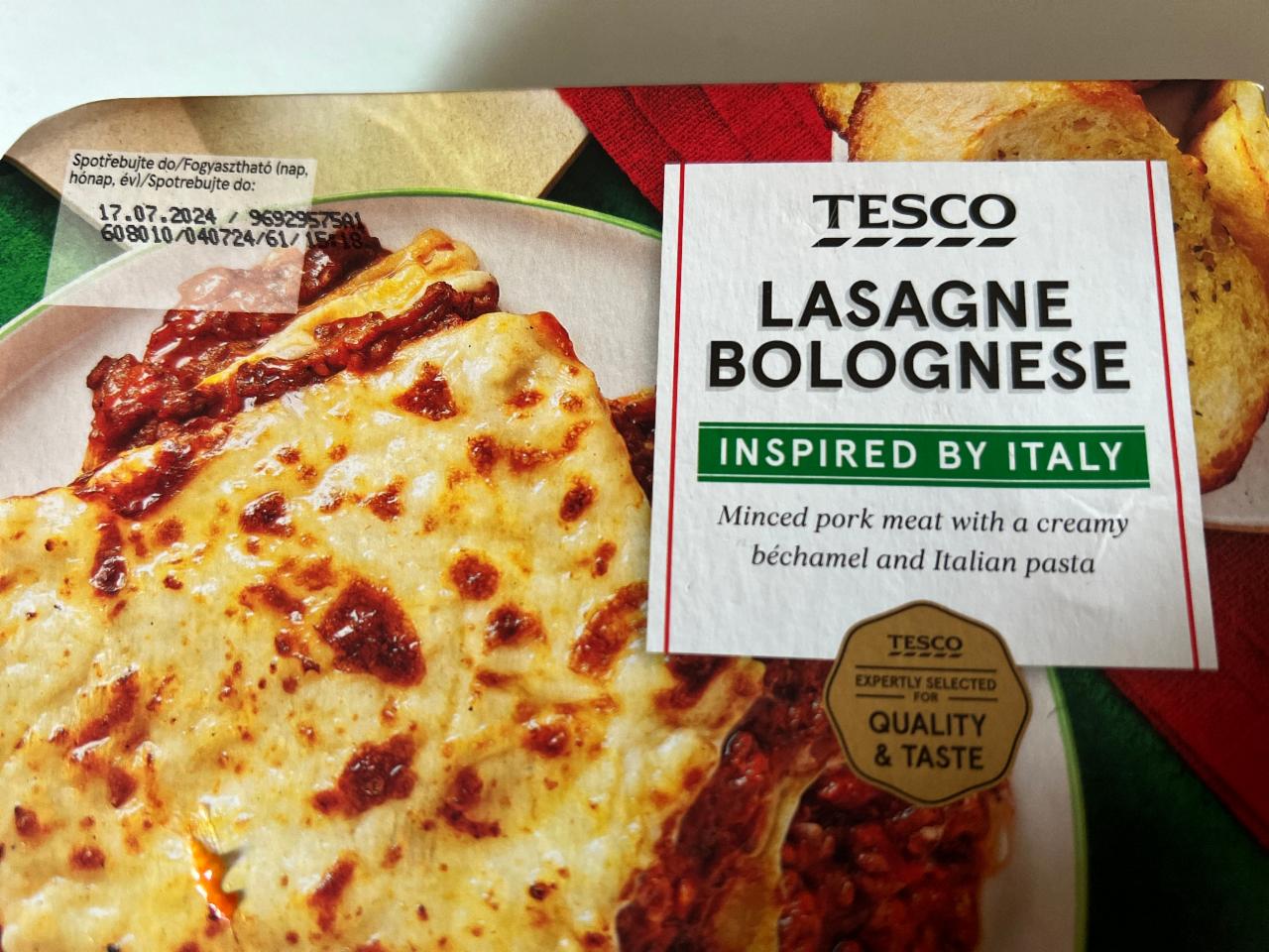 Képek - Lasagne bolognese Tesco