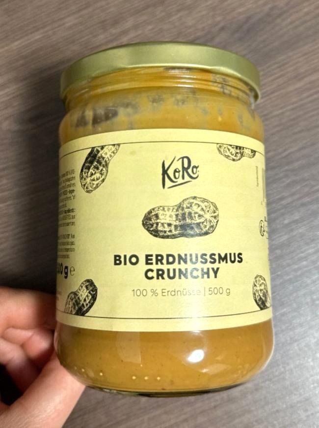 Képek - Bio erdnussmus crunchy KoRo