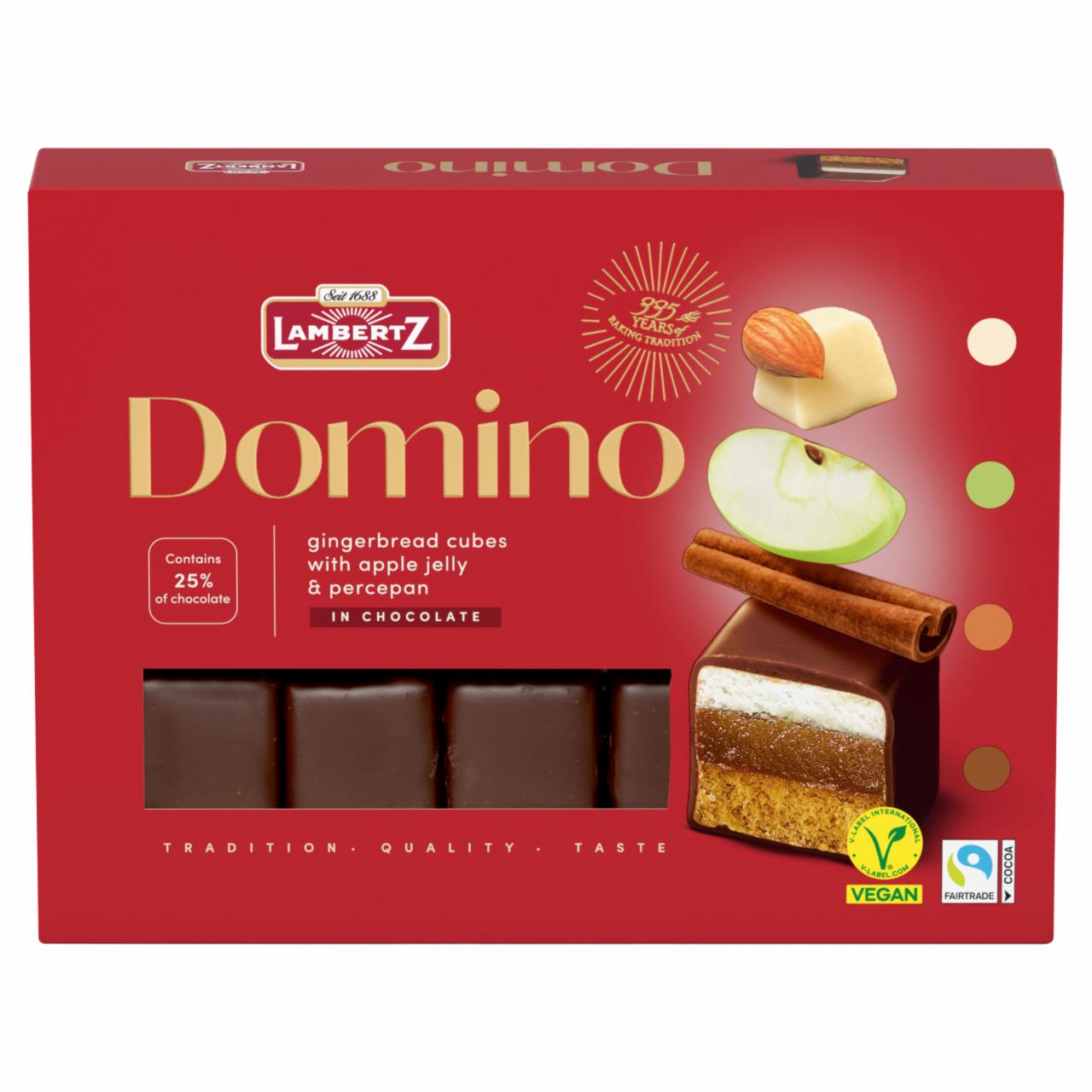 Képek - Lambertz Domino étcsokoládéba mártott réteges desszert 175 g