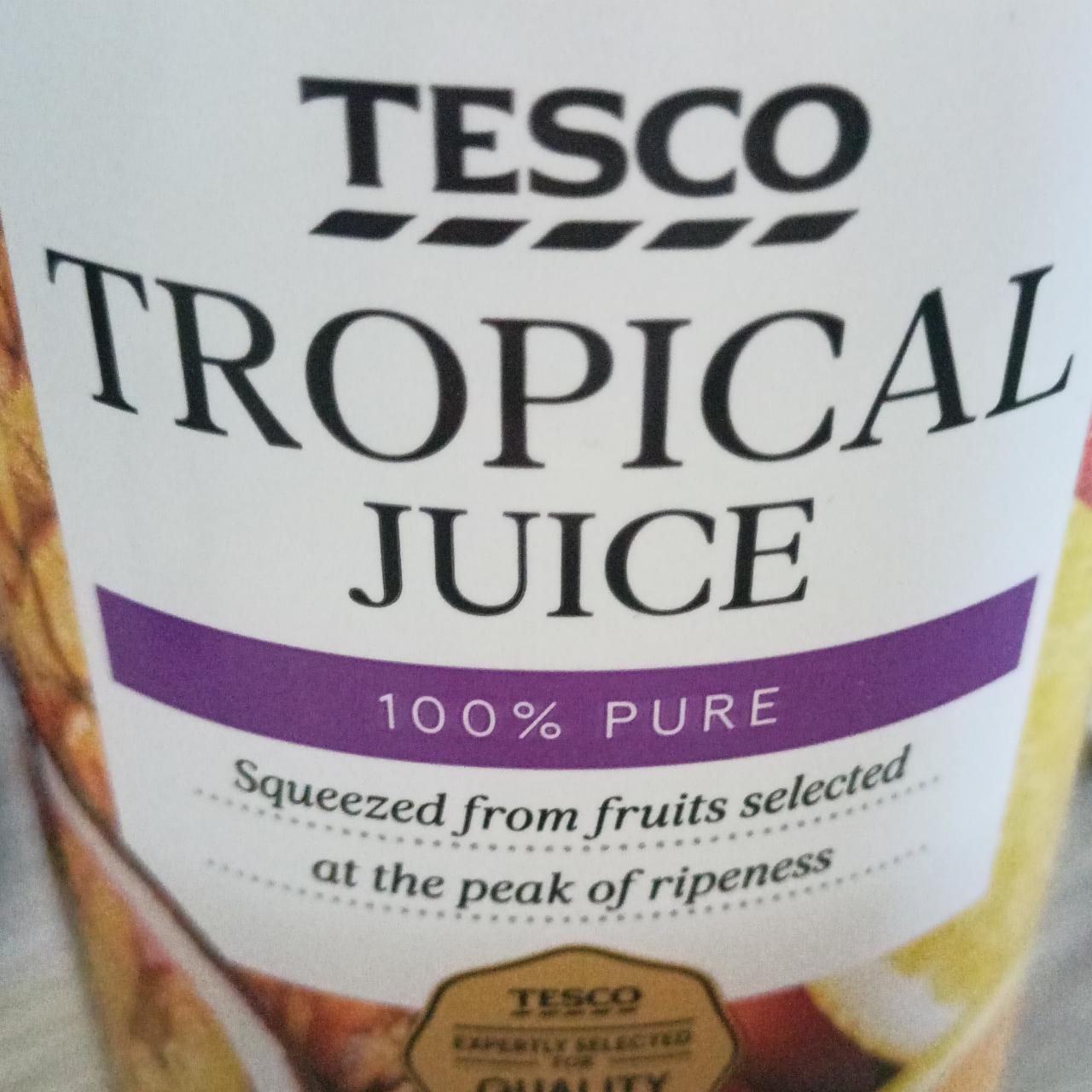 Képek - Tropical juice 100% pure Tesco