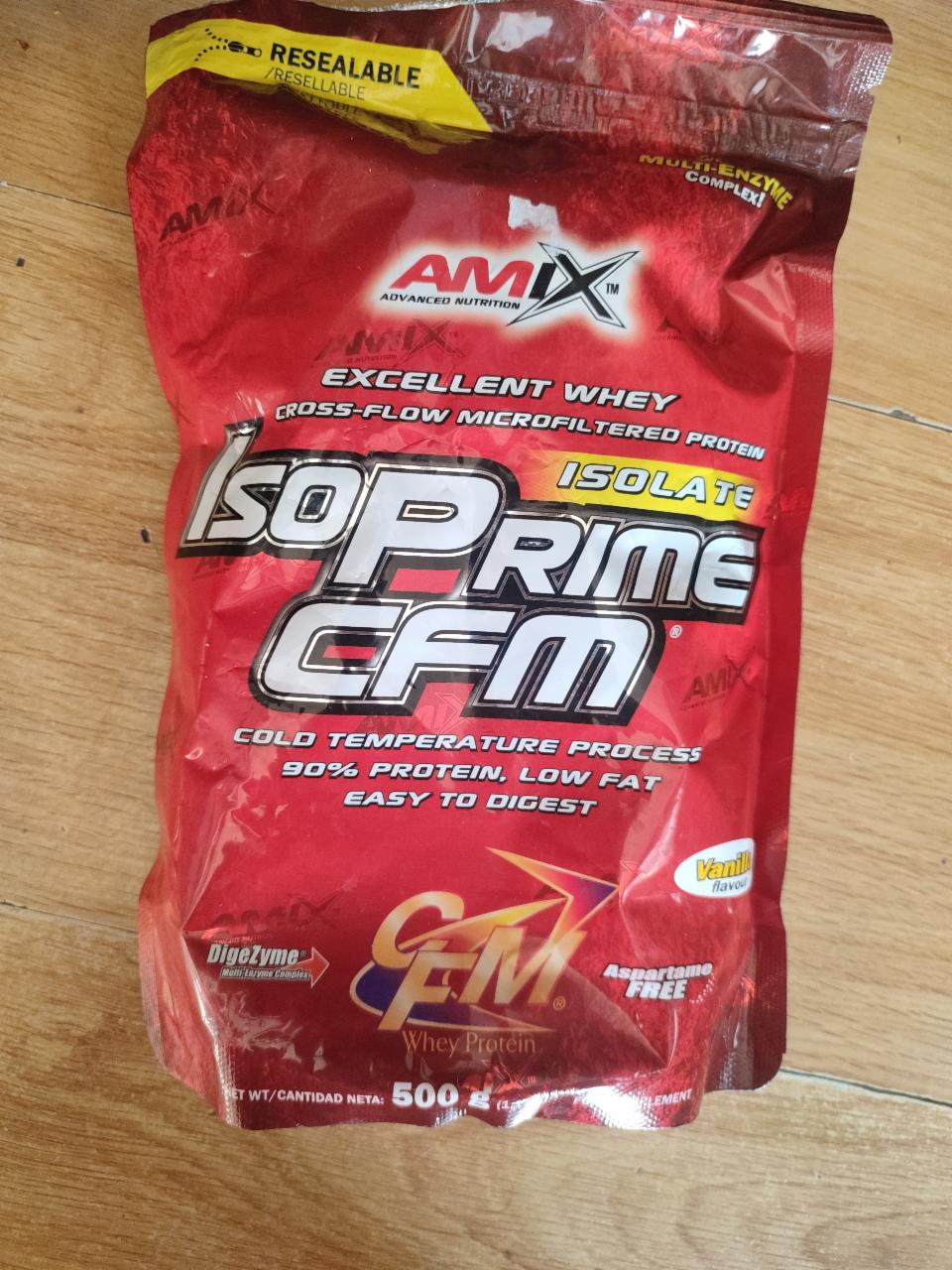 Képek - IsoPrime CFM Isolate extra chocolate Amix advanced nutrition