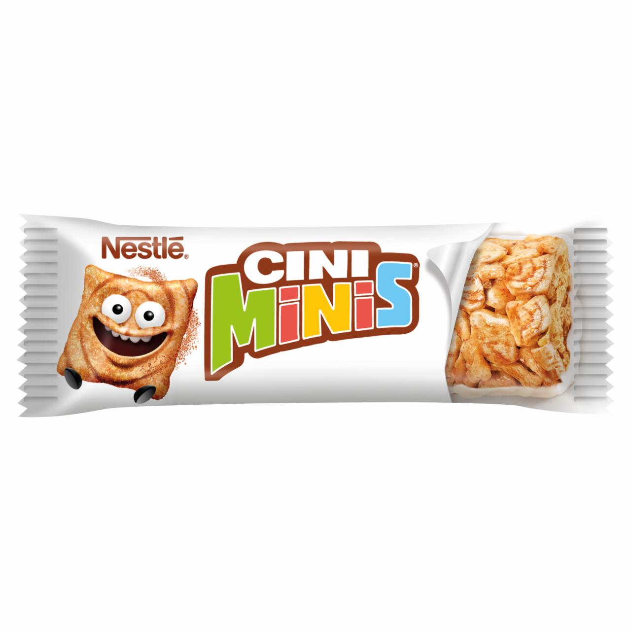 Képek - Nestlé Cini Minis fahéjas gabonapehely-szelet tejbevonó talppal vitaminokkal és kalciummal 25 g