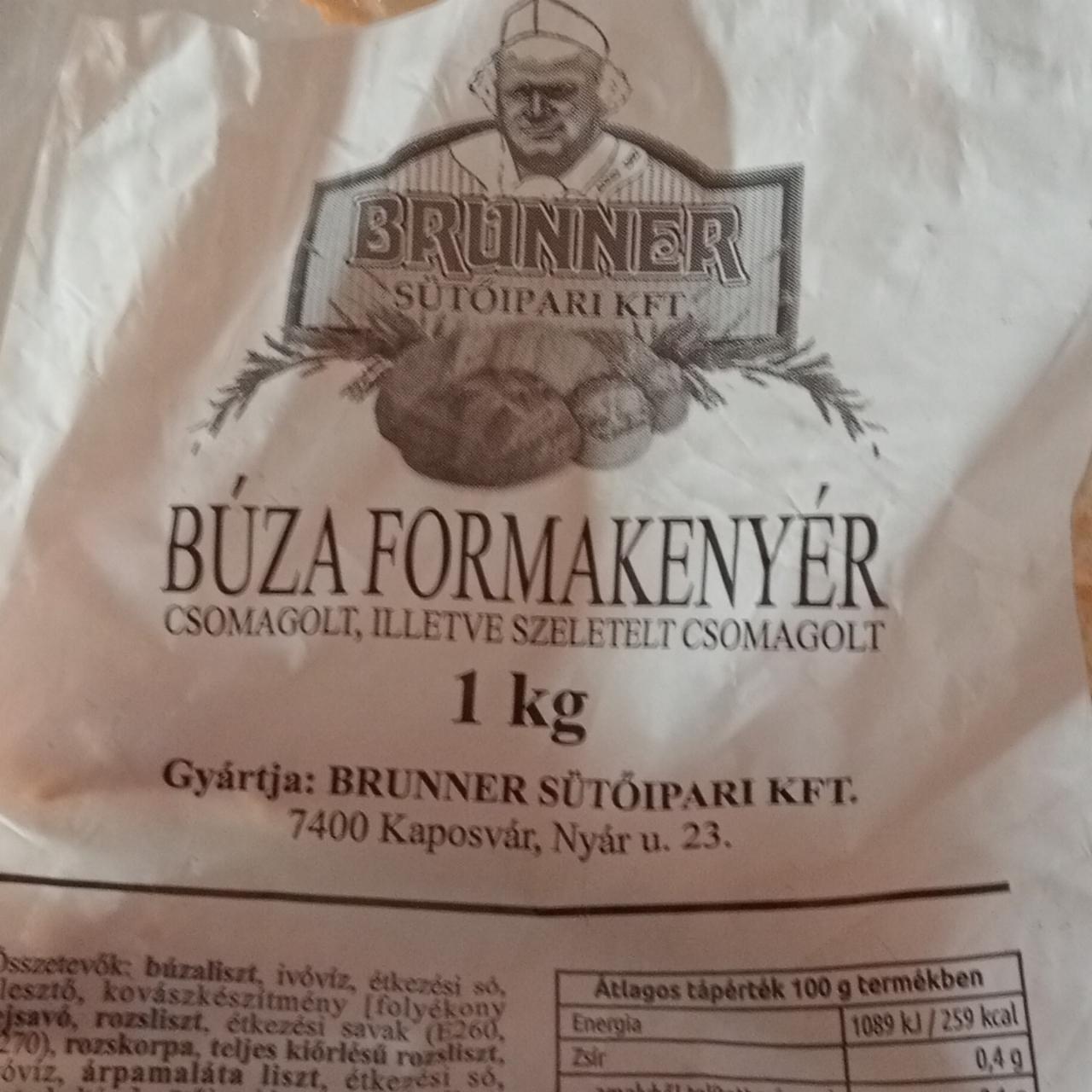 Képek - búza formakenyér Brunner