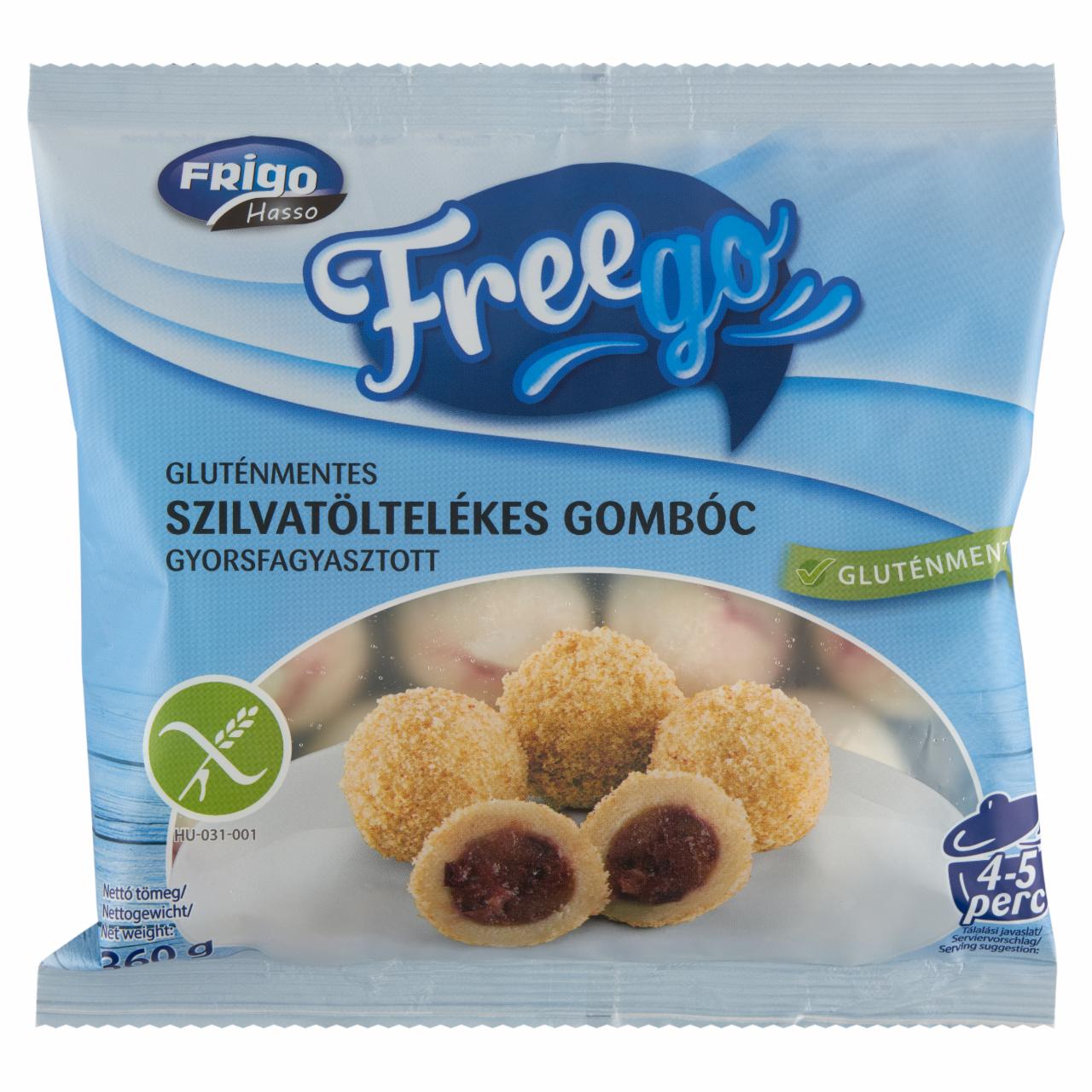 Képek - Freego gyorsfagyasztott gluténmentes szilvatöltelékes gombóc 360 g