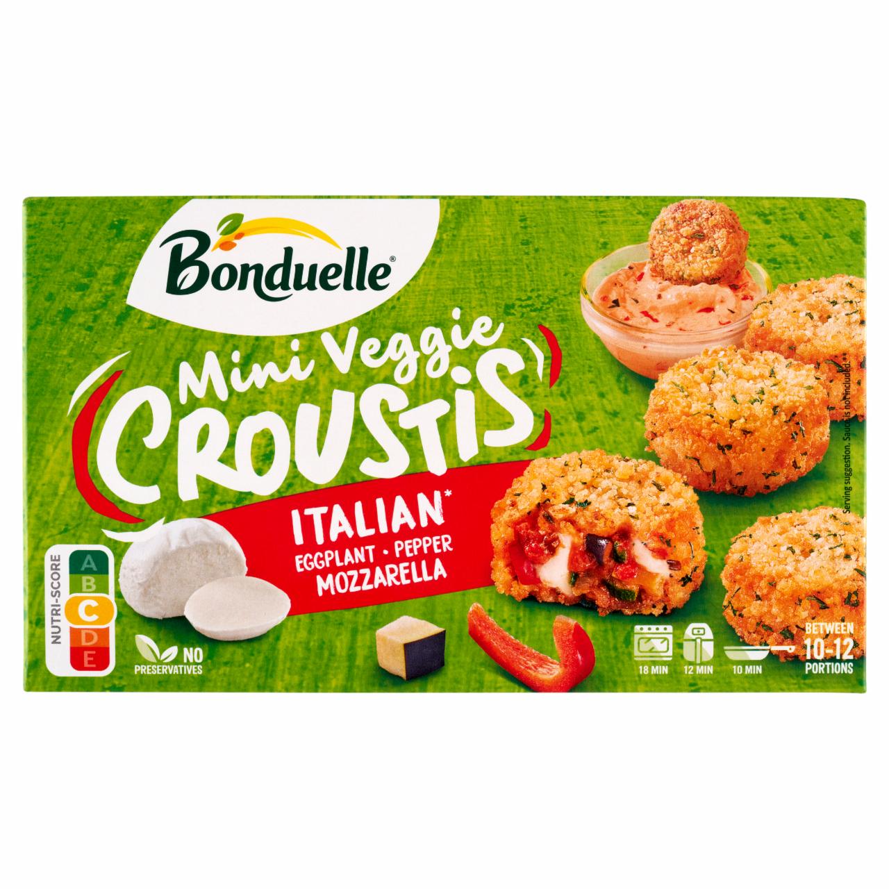 Képek - Bonduelle Mini Veggie gyorsfagyasztott panírozott és elősütött sajtos zöldségkorong 240 g