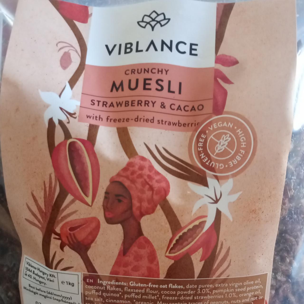 Képek - Crunchy Muesli Strawberry & Cacao Viblance