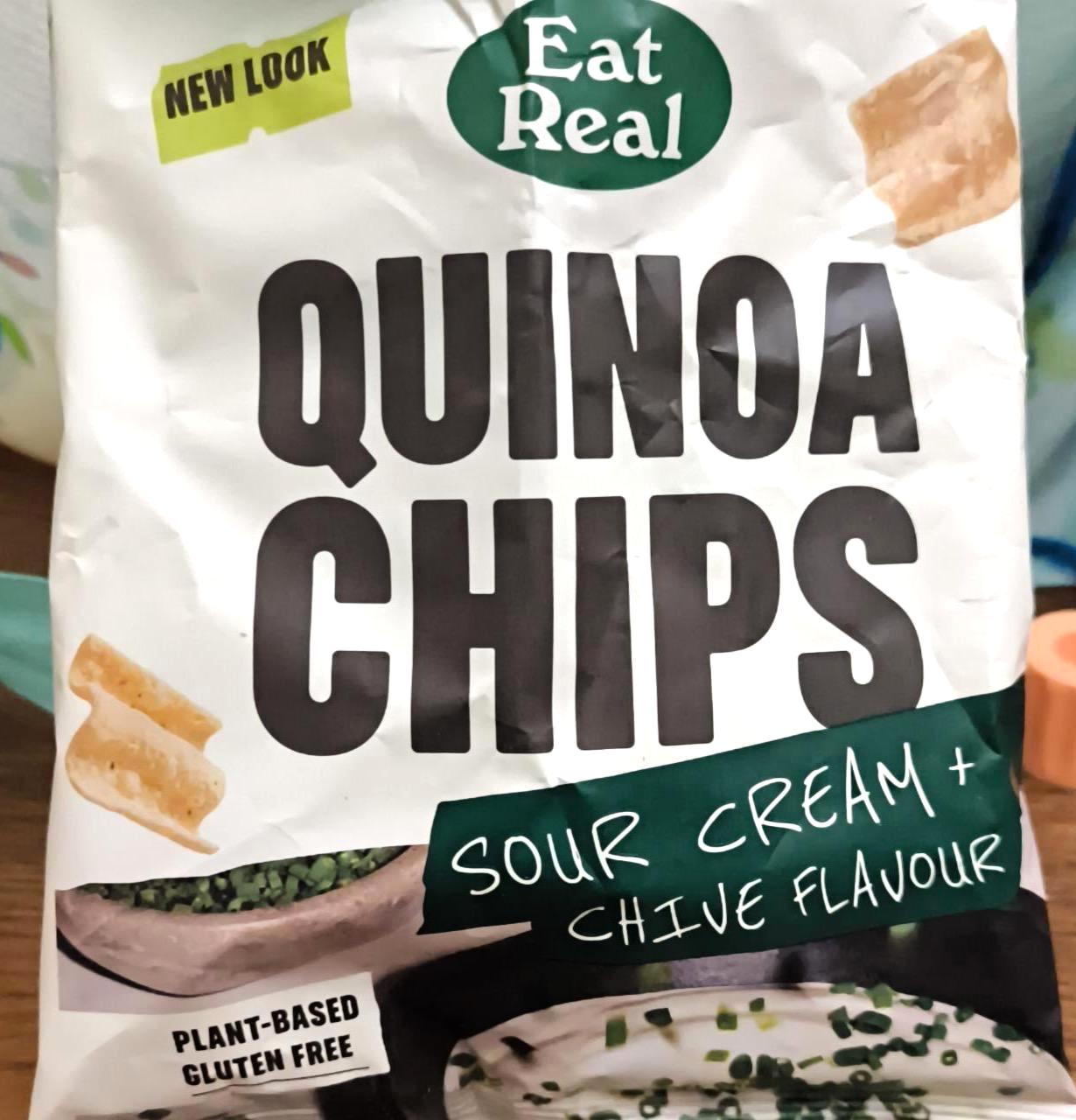 Képek - Quinoa chips Sour cream + chive flavour Eat Real