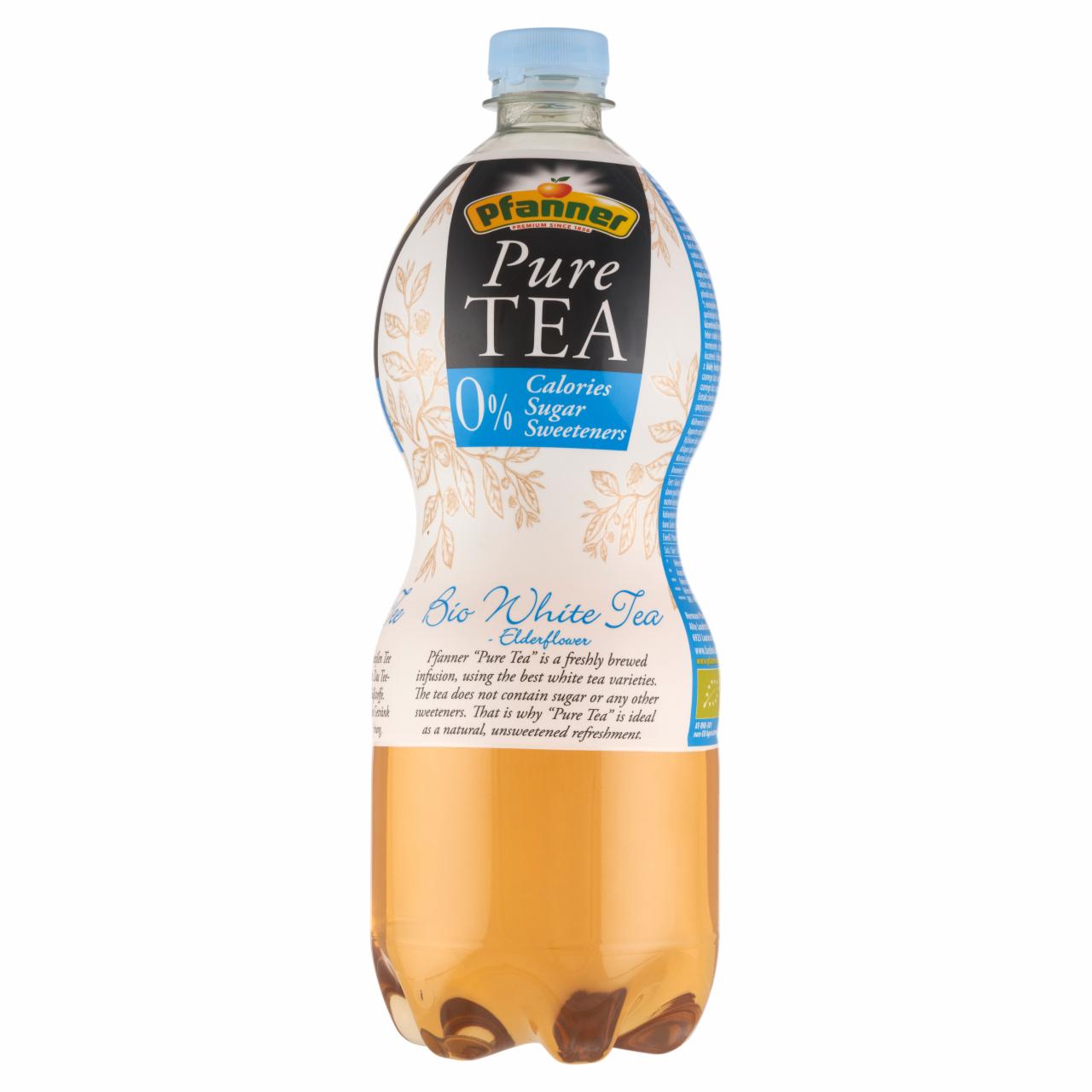 Képek - Pfanner Pure Tea bio tea üdítő-ital, citrom- és bodzavirág ízesítéssel 1 l