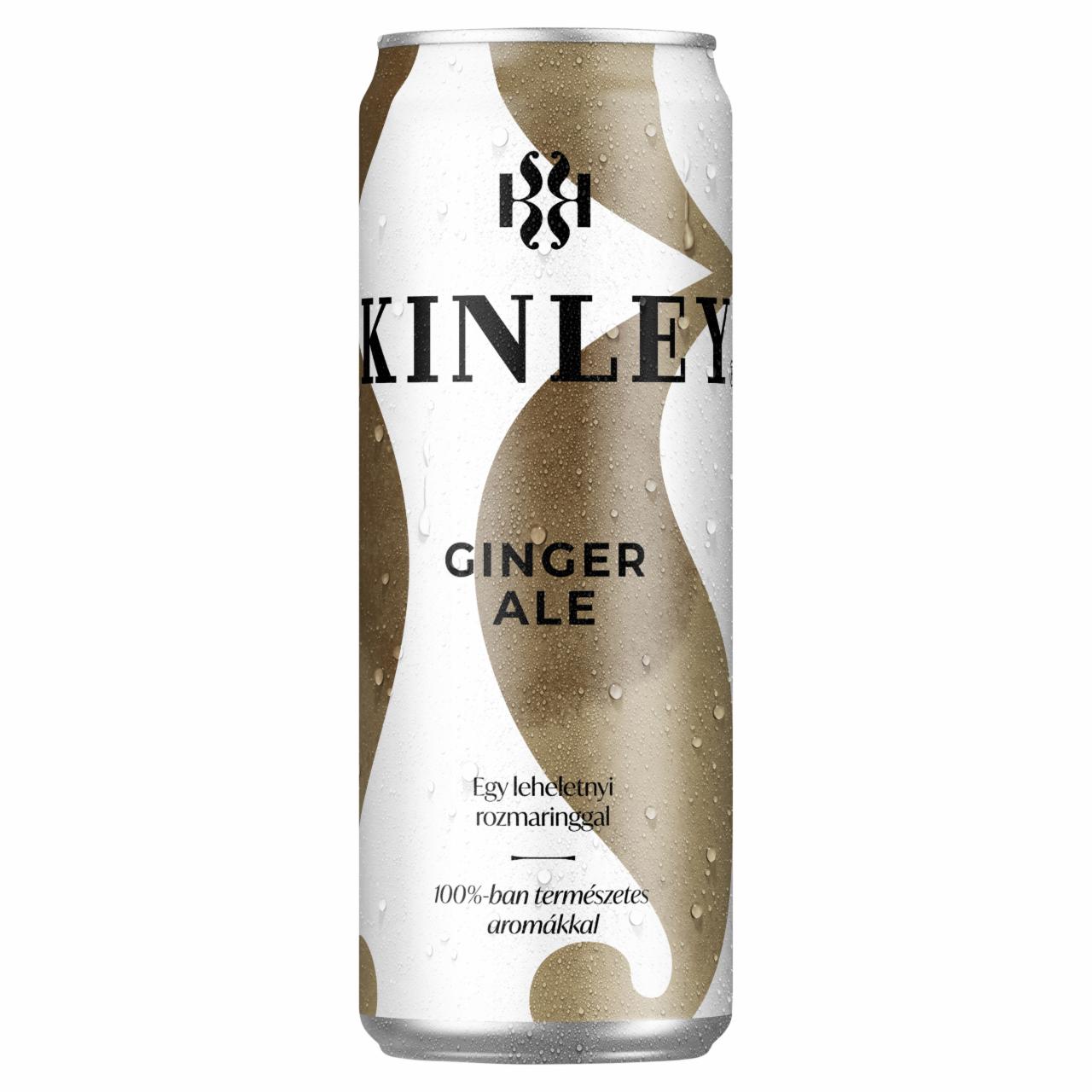 Képek - Kinley Ginger Ale szénsavas üdítőital gyömbér ízesítéssel 250 ml