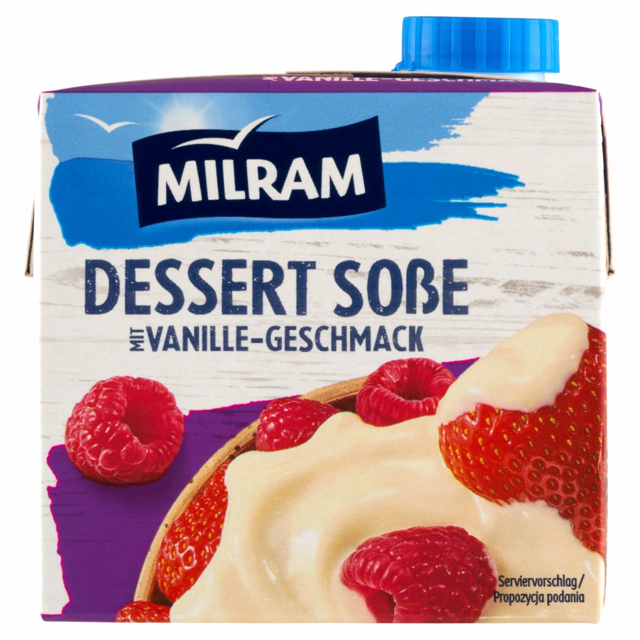 Képek - Milram UHT vanília ízű desszertöntet tejszínnel 500 ml