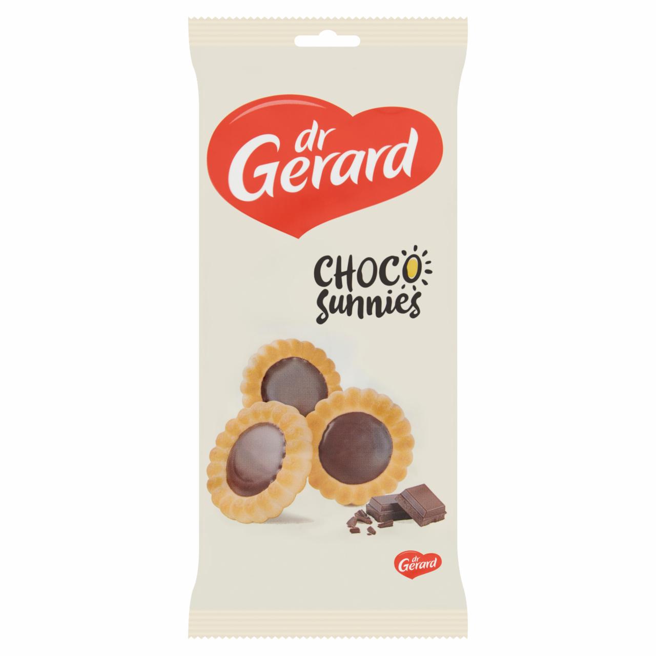 Képek - Dr Gerard Choco Sunnies étcsokoládés krémmel töltött keksz 150 g