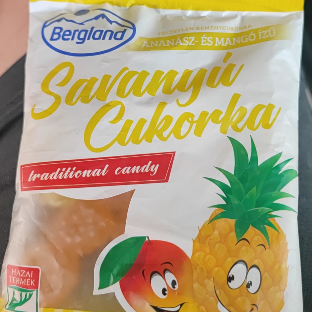 Képek - Savanyú cukorka Ananász és mangó ízű Bergland