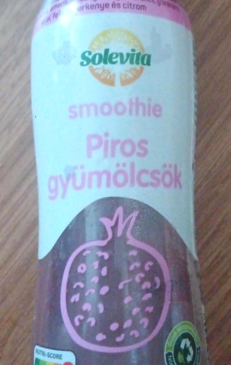 Képek - Smoothie piros gyümölcsök Solevita