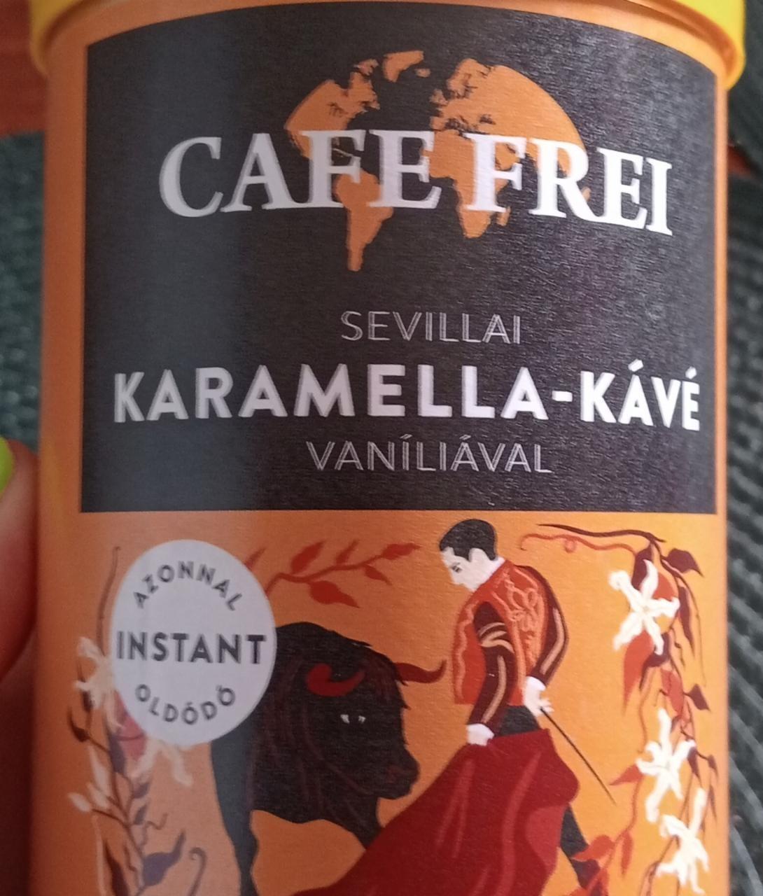 Képek - Sevillai karamella-kávé vaníliával instant Cafe Frei