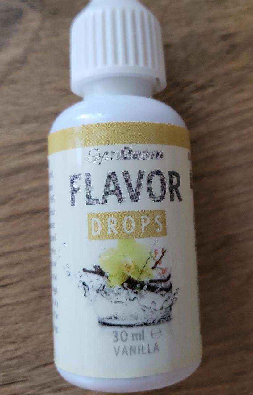 Képek - Flavor drops Vanilla GymBeam