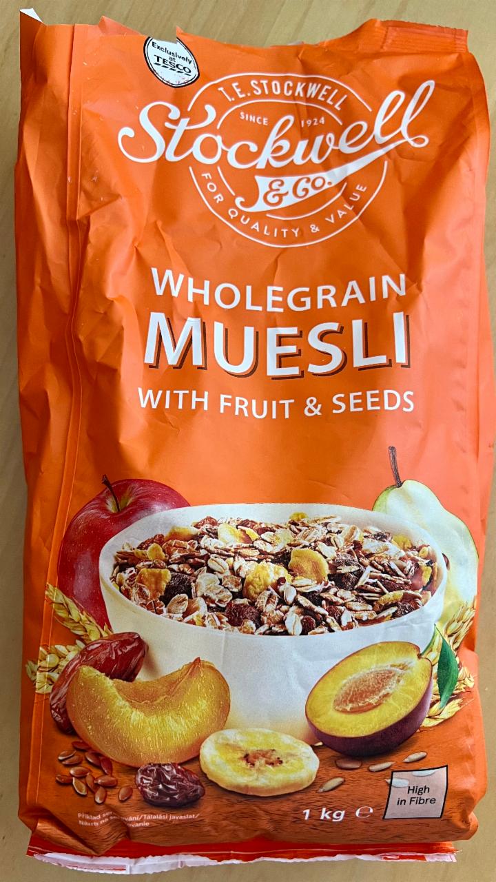 Képek - Wholegrain muesli with fruit & seeds Stockwell & Co.