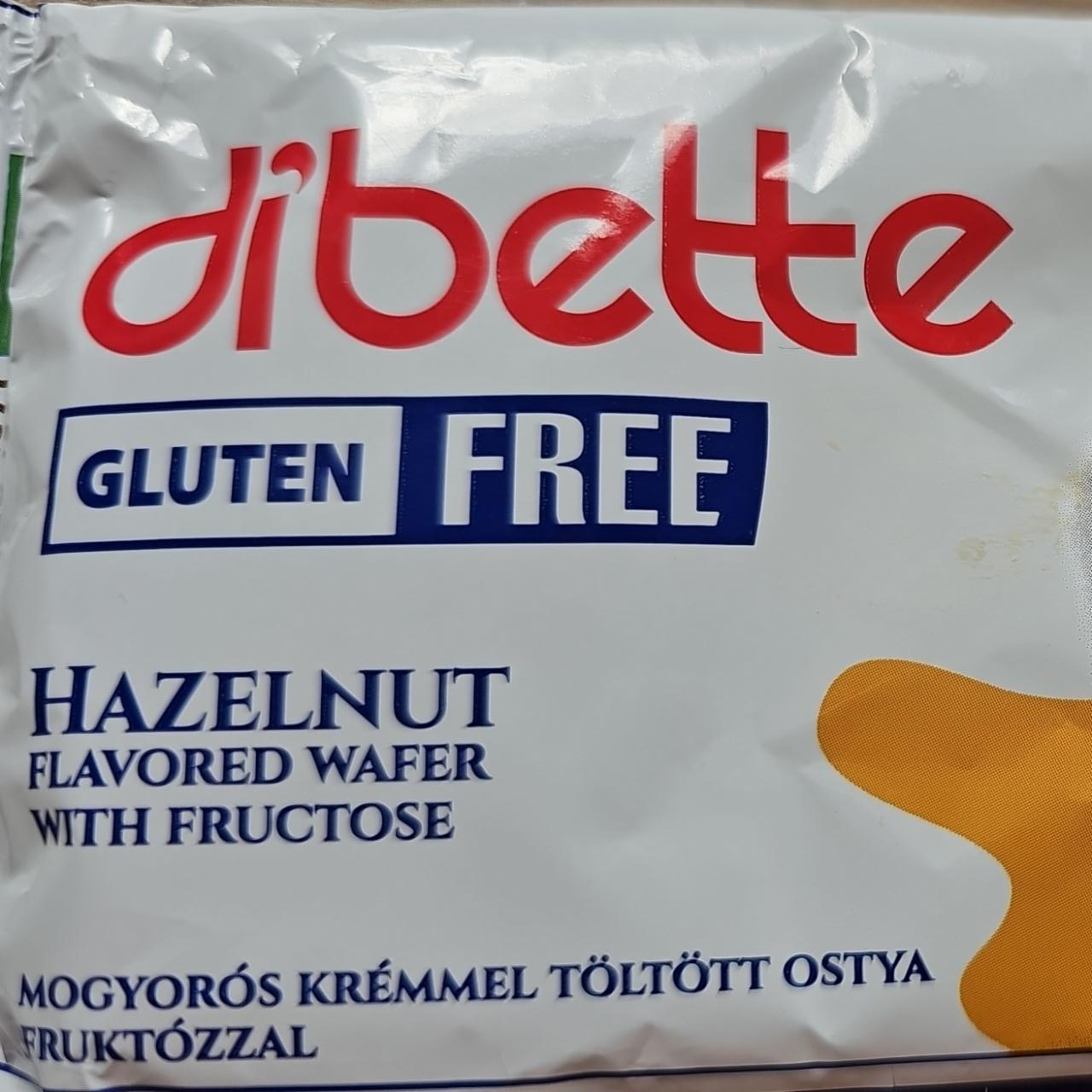 Képek - Mogyorós krémmel töltött ostya fruktozzal Dibette