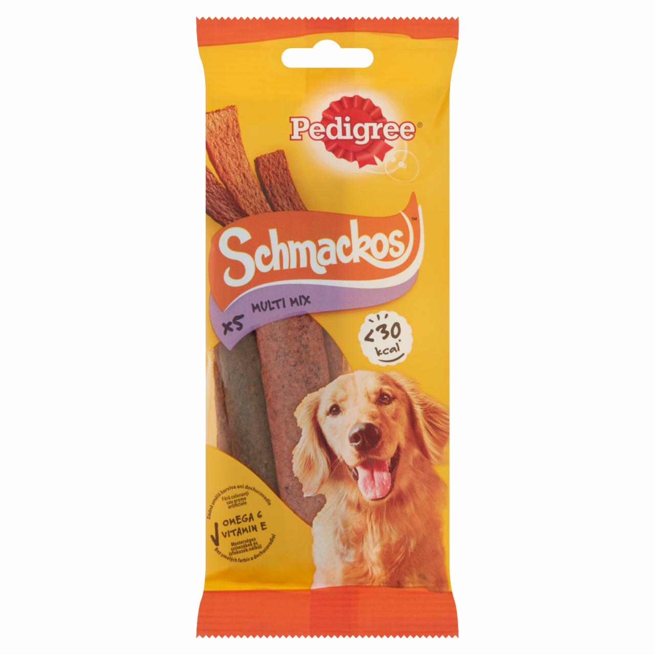 Képek - Pedigree Schmackos kiegészítő állateledel felnőtt kutyák számára 5 db 36 g