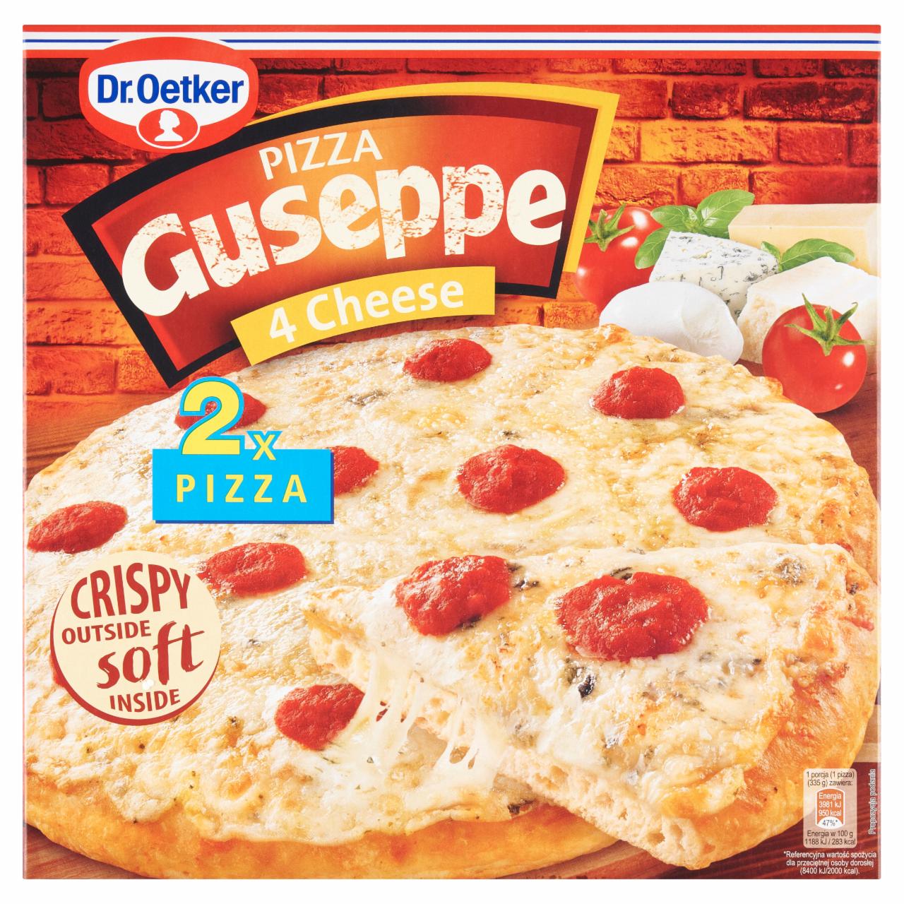 Képek - Dr. Oetker Guseppe 4 sajtos gyorsfagyasztott pizza 335 g