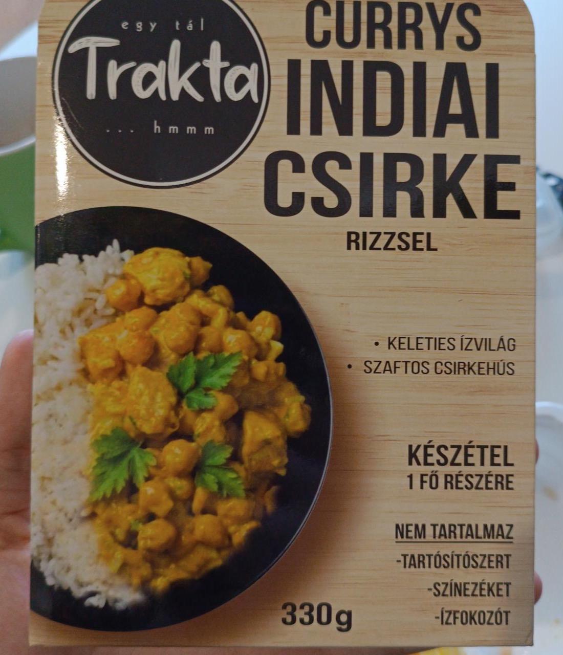 Képek - Currys indiai csirke rizzsel Trakta