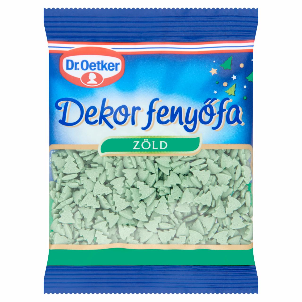 Képek - Dr. Oetker Dekor fenyőfa, zöld 30 g