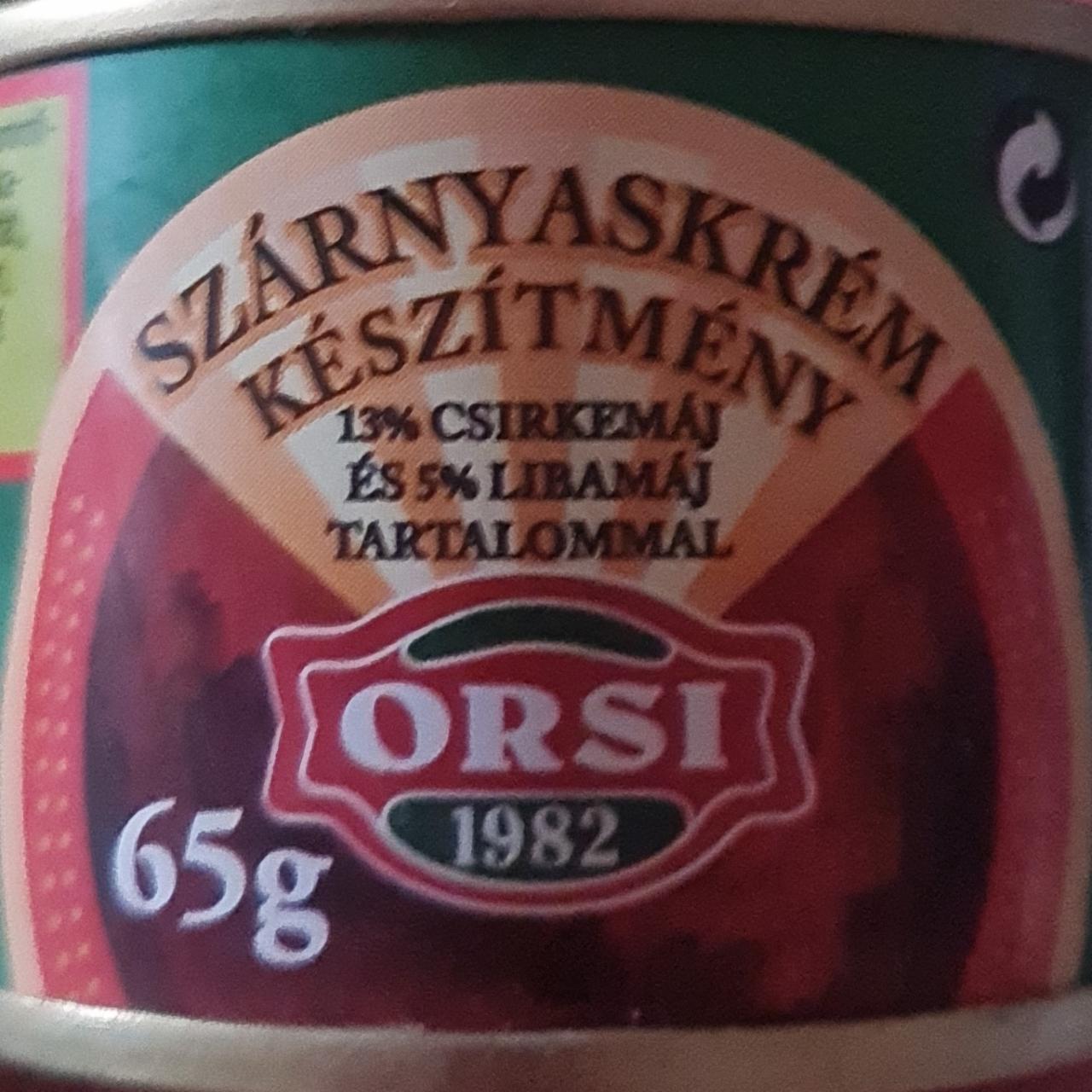 Képek - Szárnyaskrém készítmény Orsi