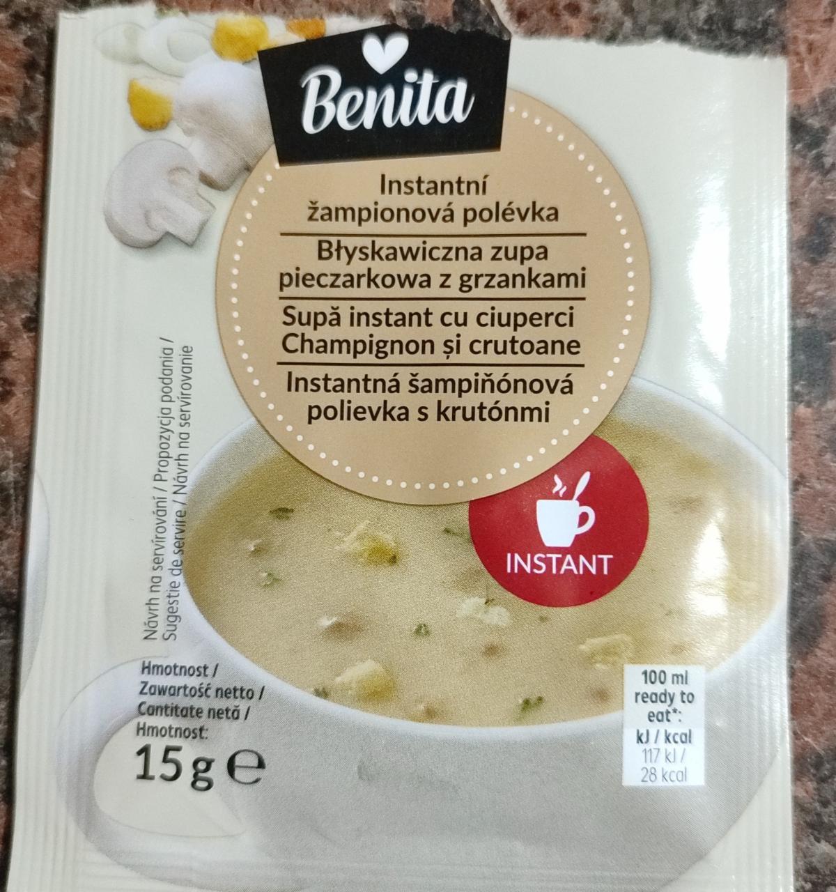 Képek - Instant gombás ízű bögrés leves Benita