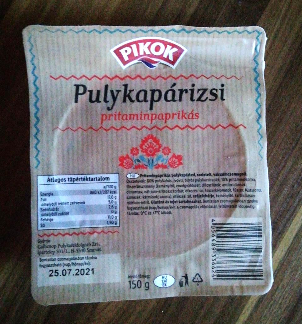 Képek - Pulykapárizsi pritaminpaprikás Pikok