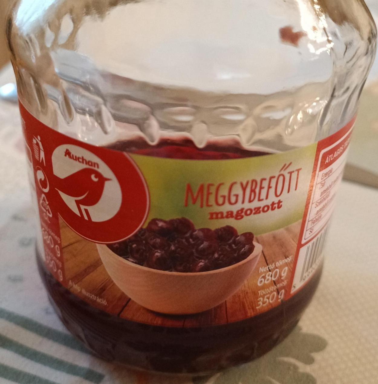 Képek - Meggybefőtt magozott Auchan Nívó