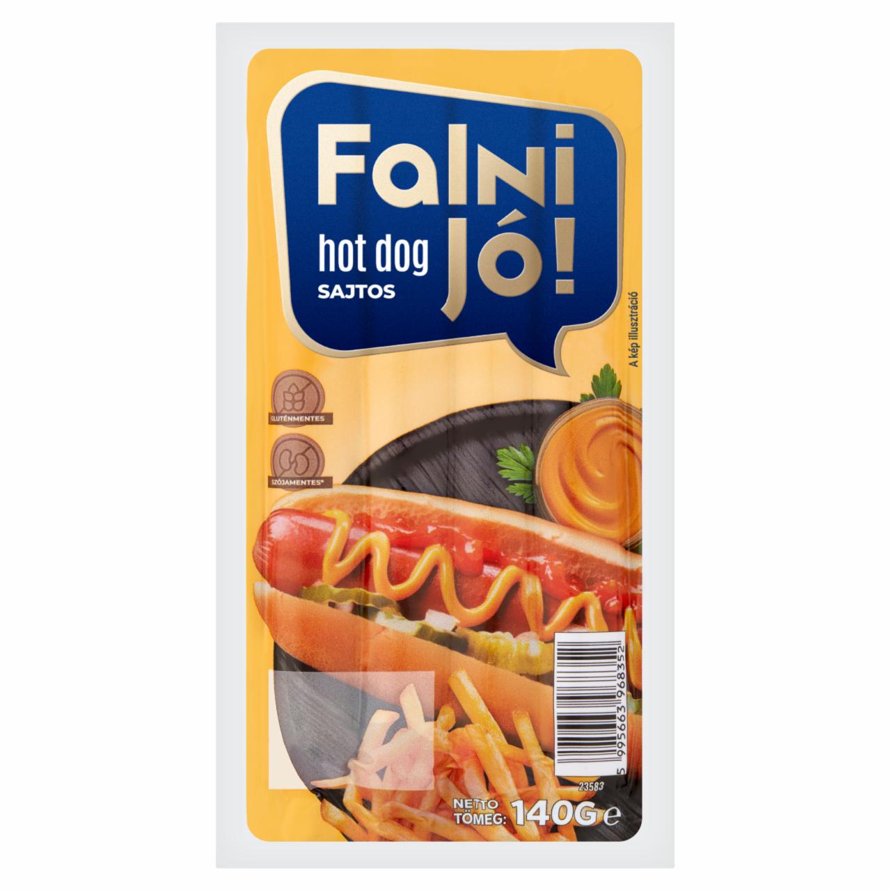 Képek - Falni Jó! füst ízesítésű sajtos hot-dog 140 g