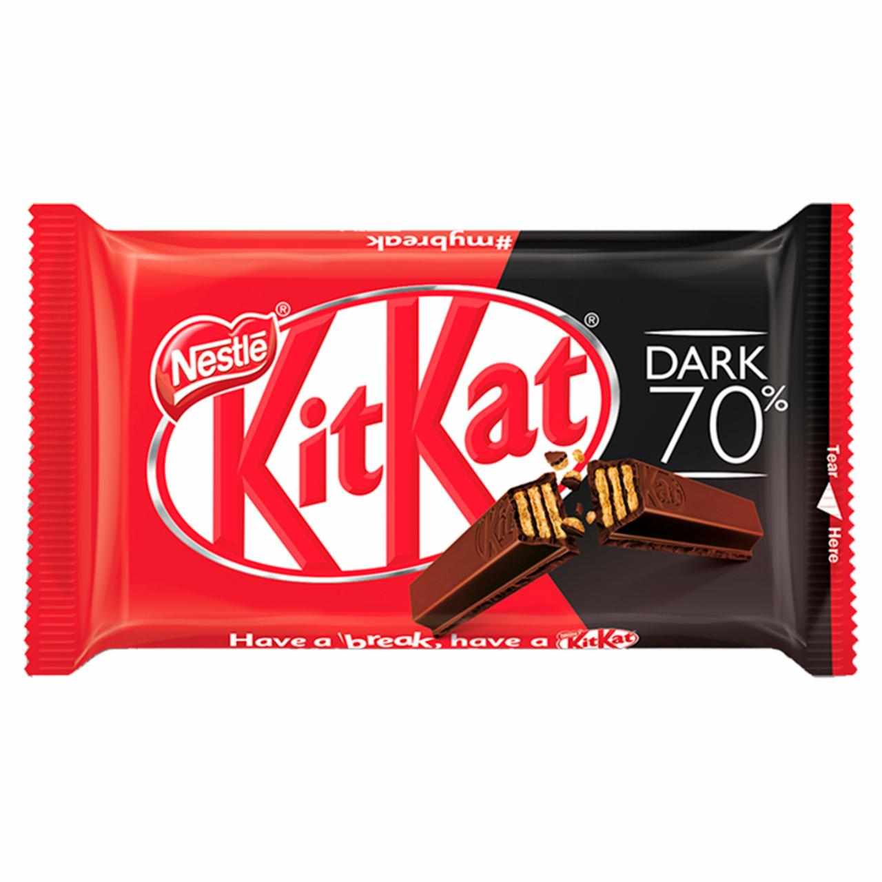 Képek - KitKat ropogós ostya étcsokoládéban 41,5 g