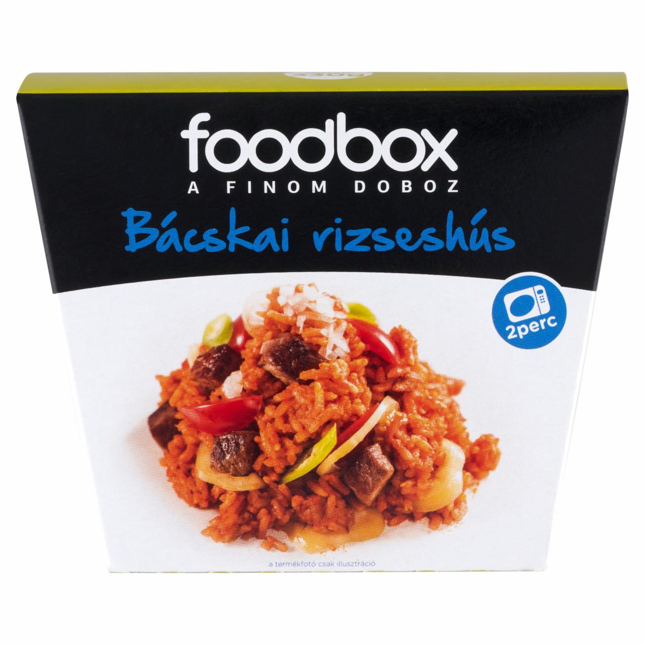 Képek - Foodbox bácskai rizseshús 330 g