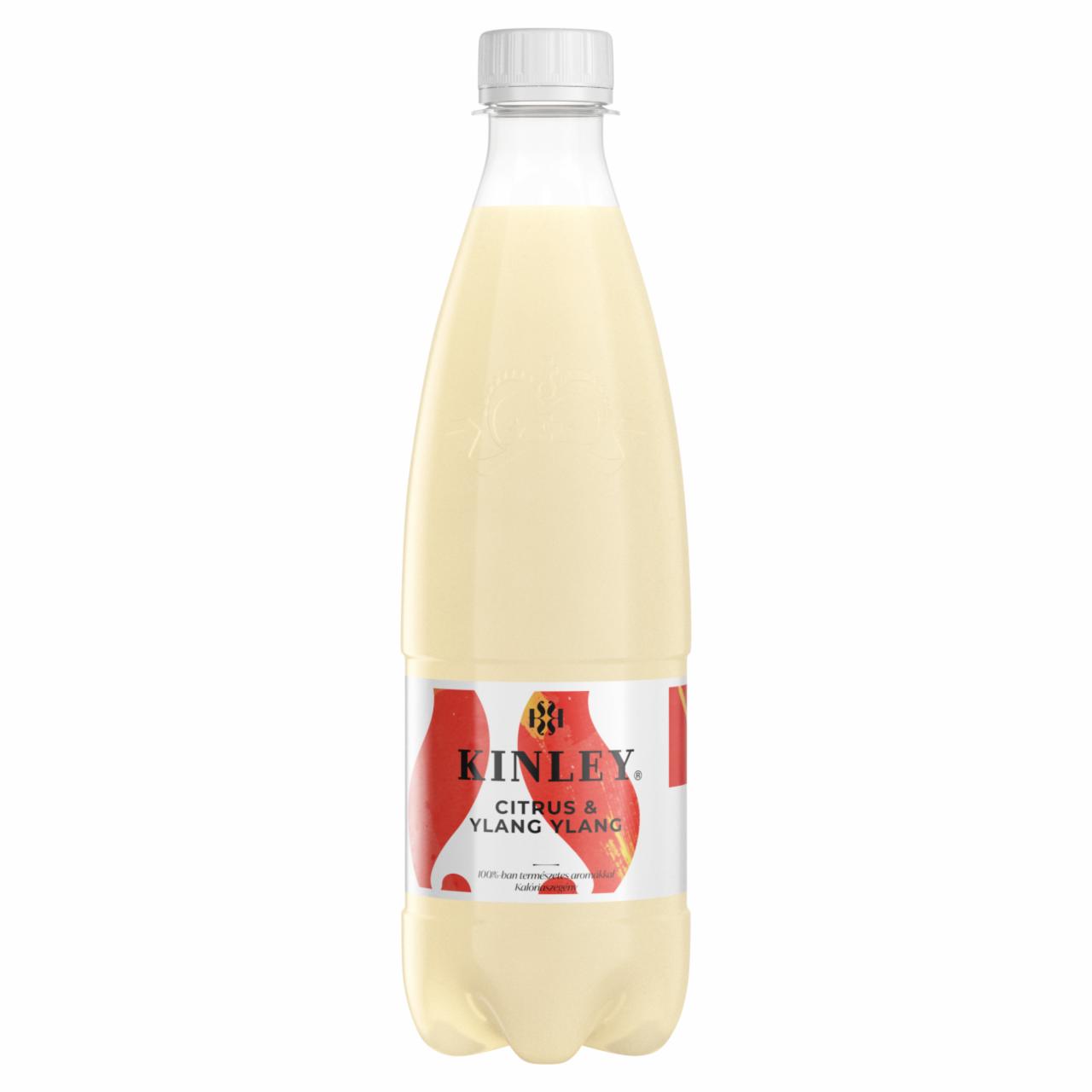 Képek - Kinley Citrus & Ylang Ylang szénsavas üdítőital citrus gyümölcslevekkel 500 ml