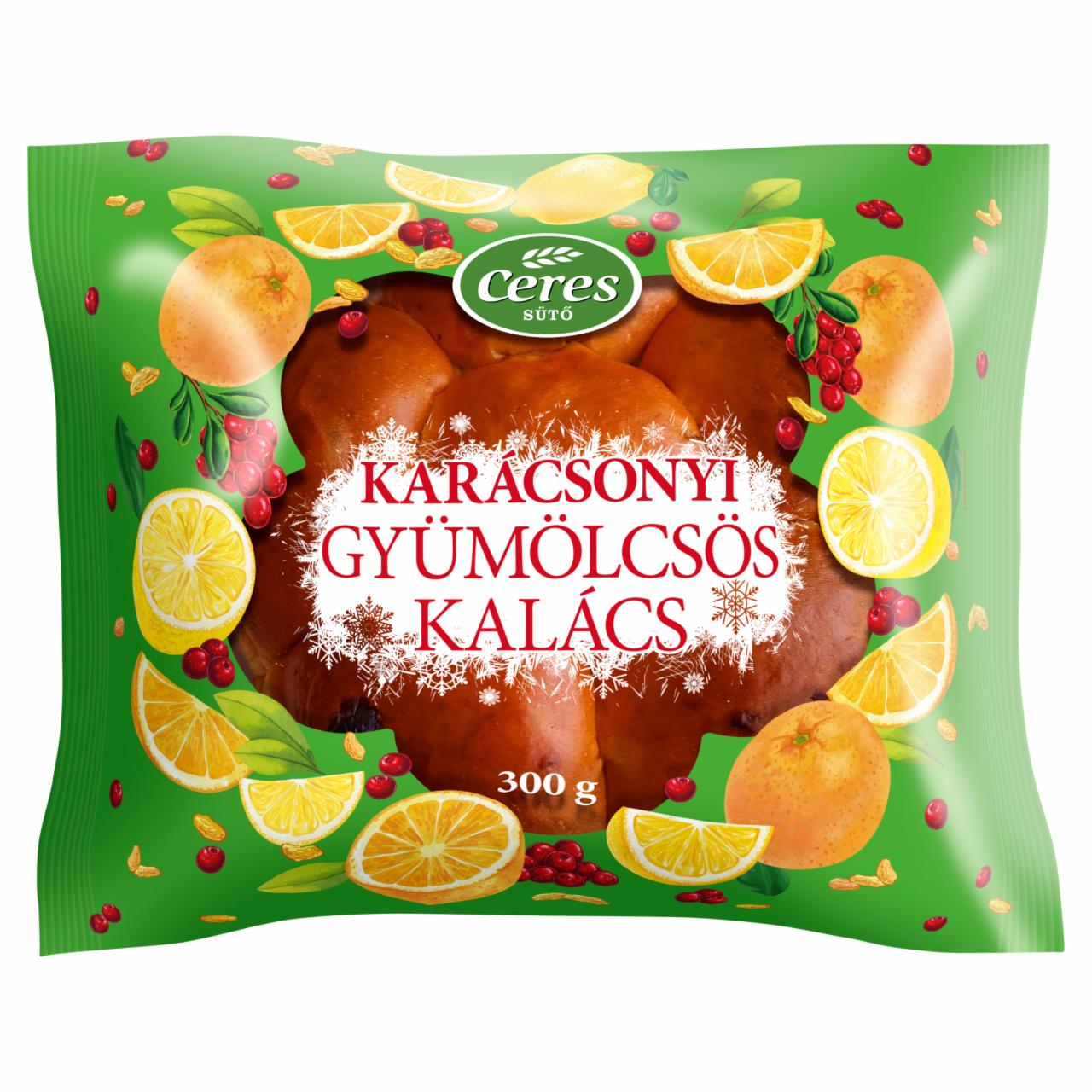 Képek - Ceres karácsonyi gyümölcsös kalács 300 g