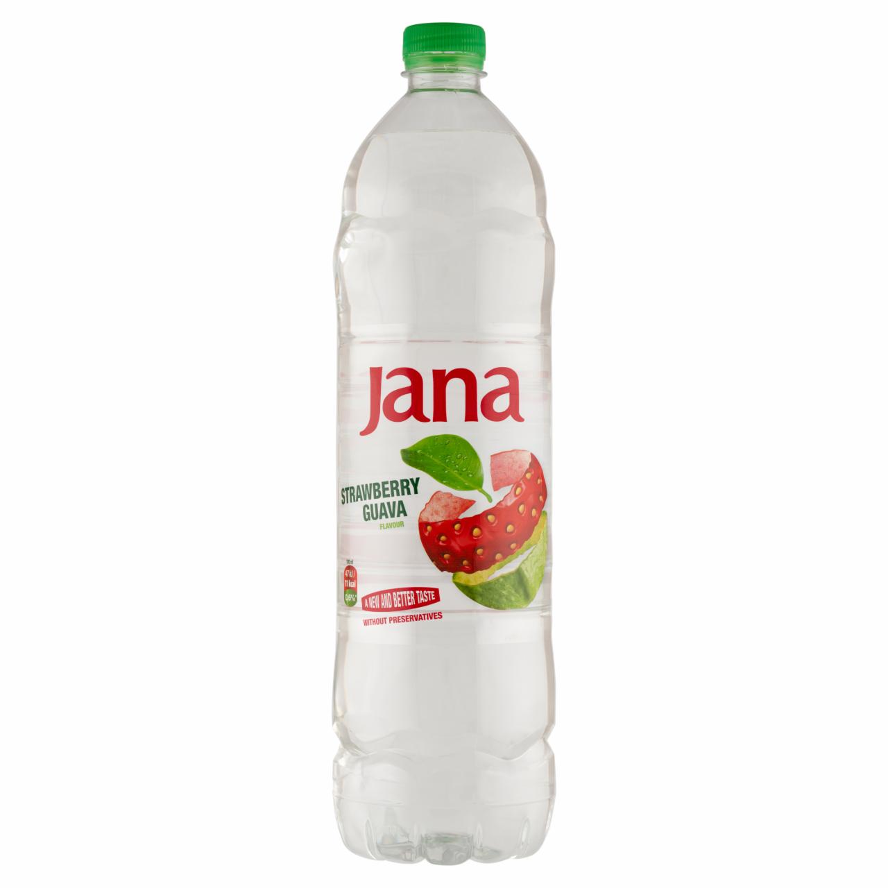 Képek - Jana eper és guava ízű, energiaszegény, szénsavmentes üdítőital 1,5 l