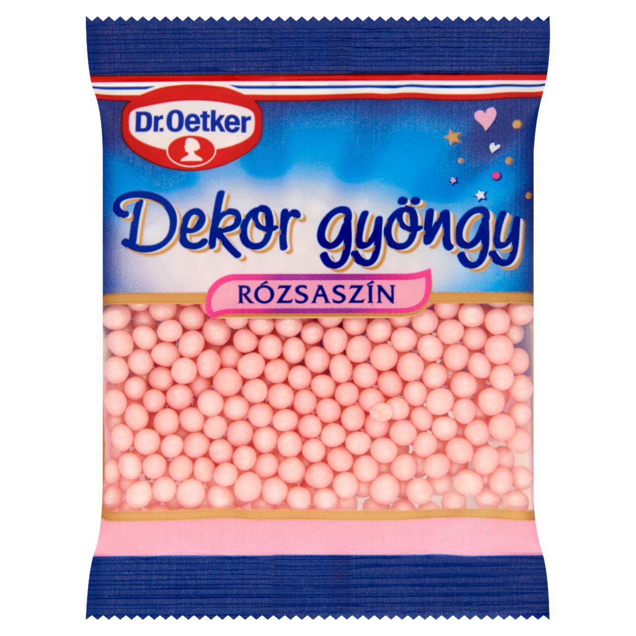 Képek - Dr. Oetker rózsaszín dekor gyöngy 30 g