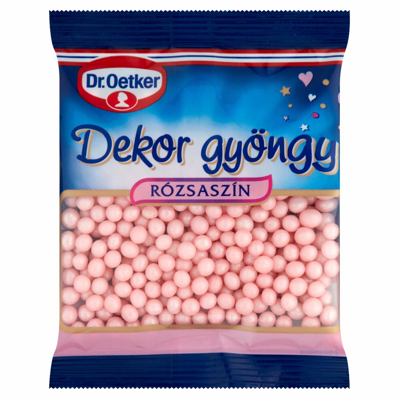 Képek - Dr. Oetker rózsaszín dekor gyöngy 30 g