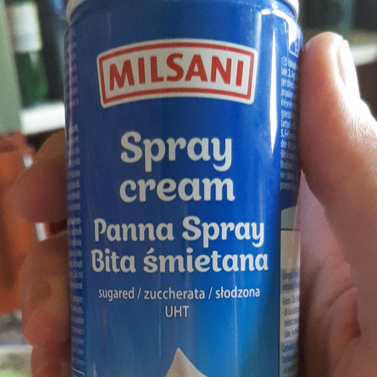 Képek - Spray cream sugared Milsani